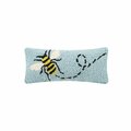 Puesta En Escena 12 x 5 in. Bee Medium 8 BF Hook Pillow, 8PK PU3124452